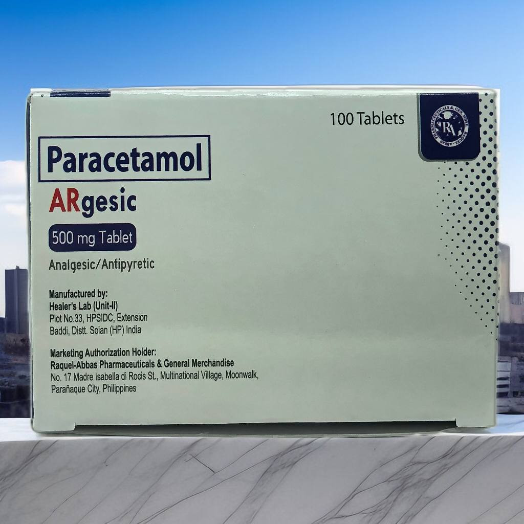 Paracetamol (Argesic) 500mg Tablet 100's
