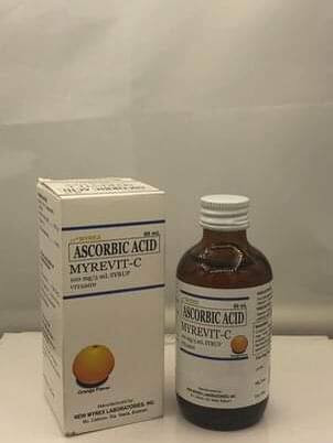 Ascorbic Acid (Myrevit-C) 100mg/5ml Syrup 60ml