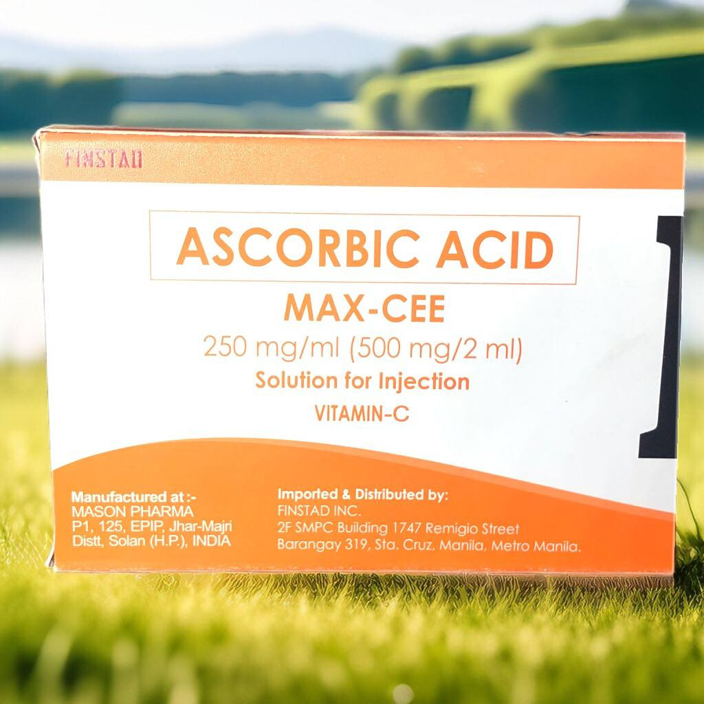 Ascorbic Acid (Max Cee) 250mg/ml Solution For Injection 2ml ampoules 10's
