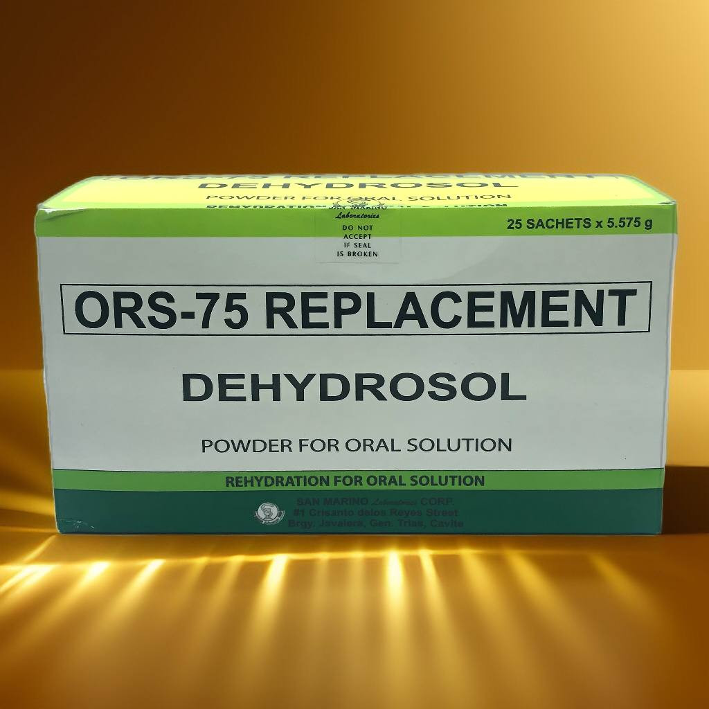 Oral Rehydration 75 Replacement (Dehydrosol) Powder for Oral Solution 5.575g Sachets 25's