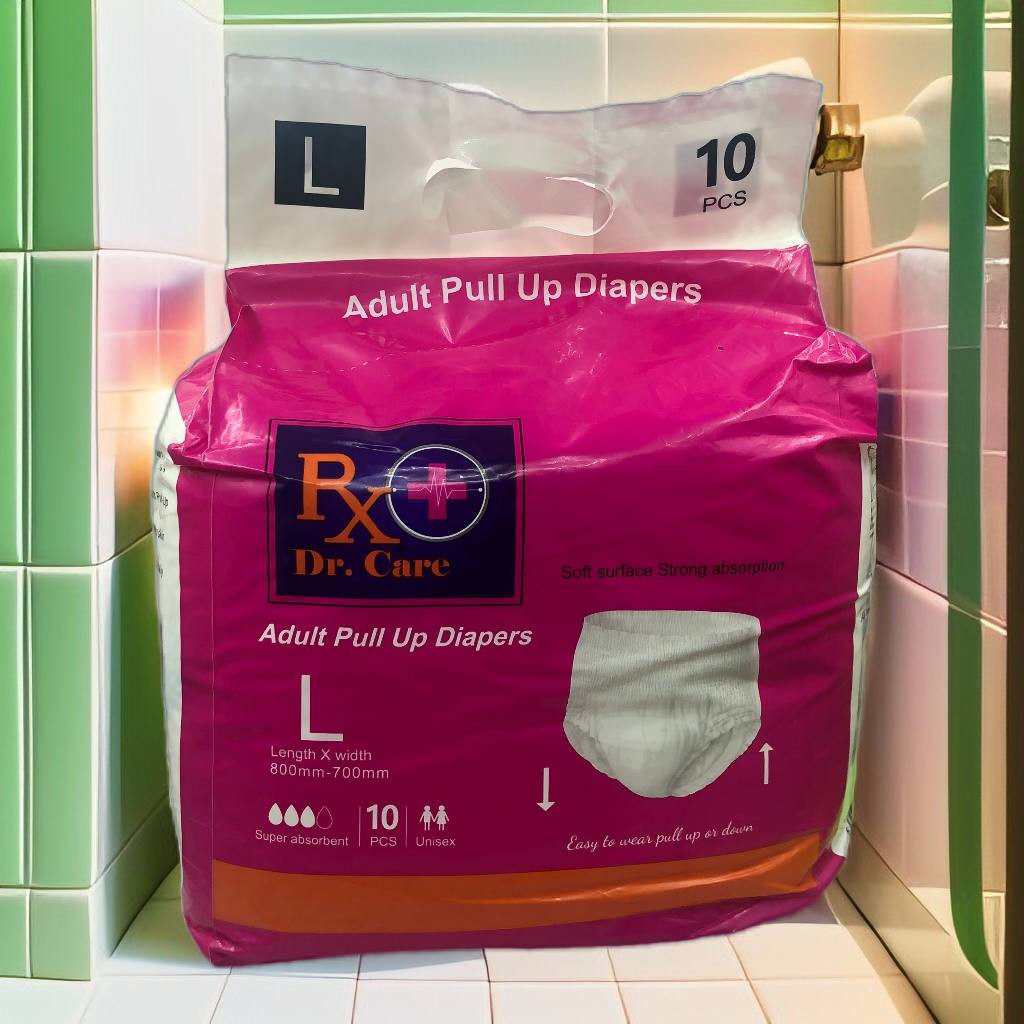 Adult Diapers (Rx Dr Care ) Pull Up ( Large) Pad 10's