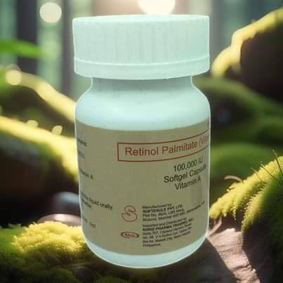 Retinol Palmitate (Softesul) Vitamin A 100,000 IU Softgel Capsule 100's