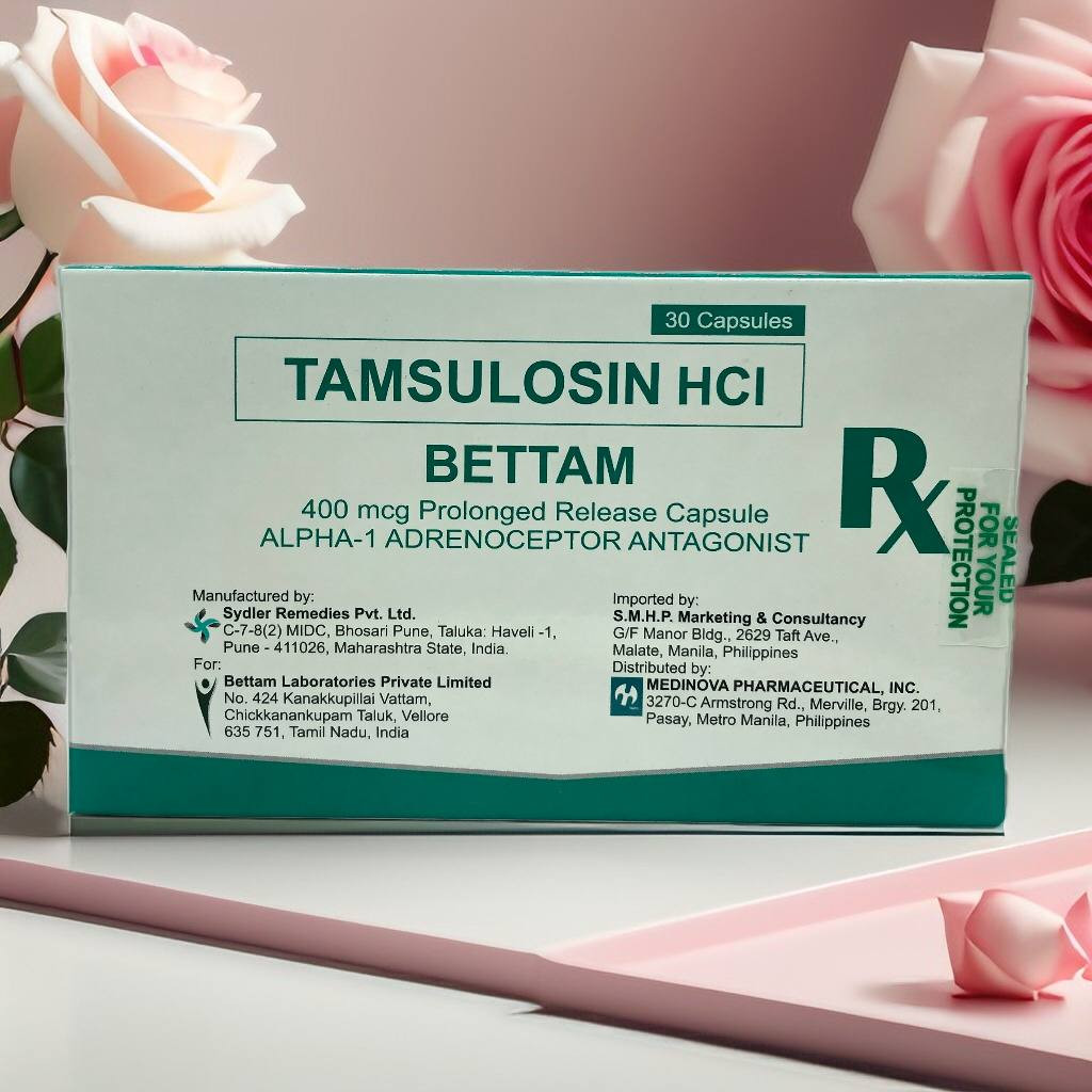 Tamsulosin HCI (Bettam) 400mcg Prolonged Capsules 30's